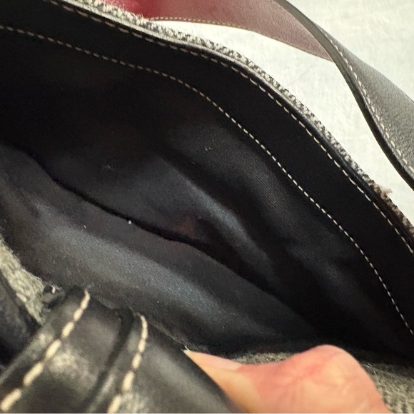 Coach Wool and Leather Shoulder Bag G3J-9395 - Picture 12 of 12